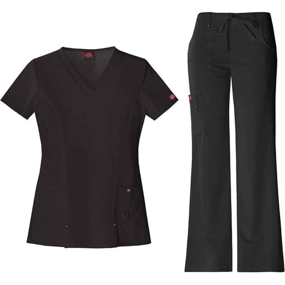 Dickies Xtreme Stretch Scrub Top and Bottoms